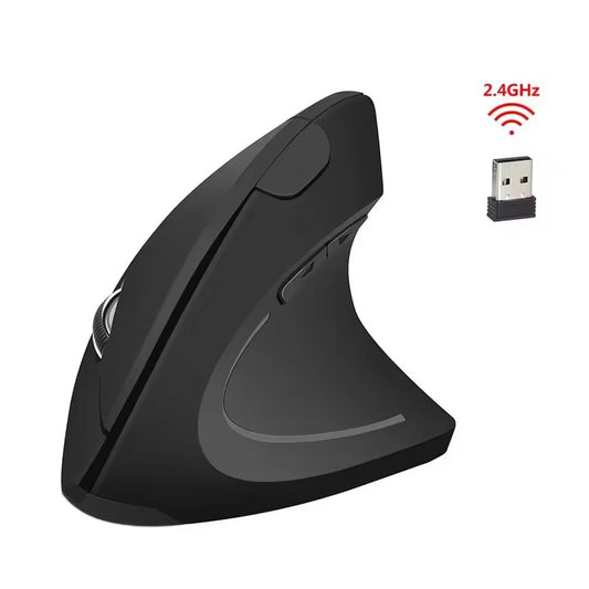 NetFlip Vertical Ergonomic Mouse — 75° Wrist Relief, Wireless